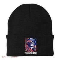 I'll Be Back Trump Make American Great Again, Trump 2024 Beanie thumb 0