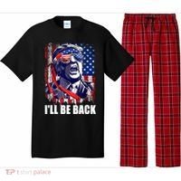 I'll Be Back Trump Make American Great Again, Trump 2024 Pajama Set thumb 0