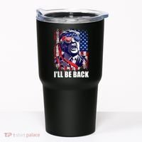 I'll Be Back Trump Make American Great Again, Trump 2024 Tumbler thumb 0