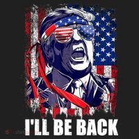 I'll Be Back Trump Make American Great Again, Trump 2024 Tumbler thumb 3