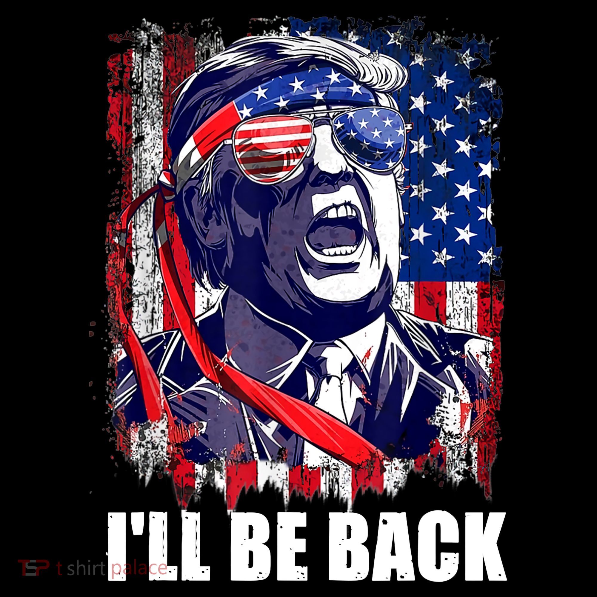 I'll Be Back Trump Make American Great Again, Trump 2024 Mousepad