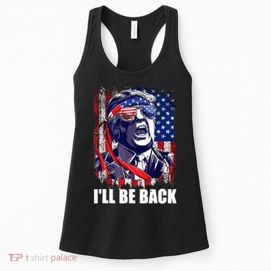 I'll Be Back Trump Make American Great Again, Trump 2024 Women's Tank Top