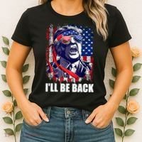 I'll Be Back Trump Make American Great Again, Trump 2024 Women's T-Shirt thumb 2