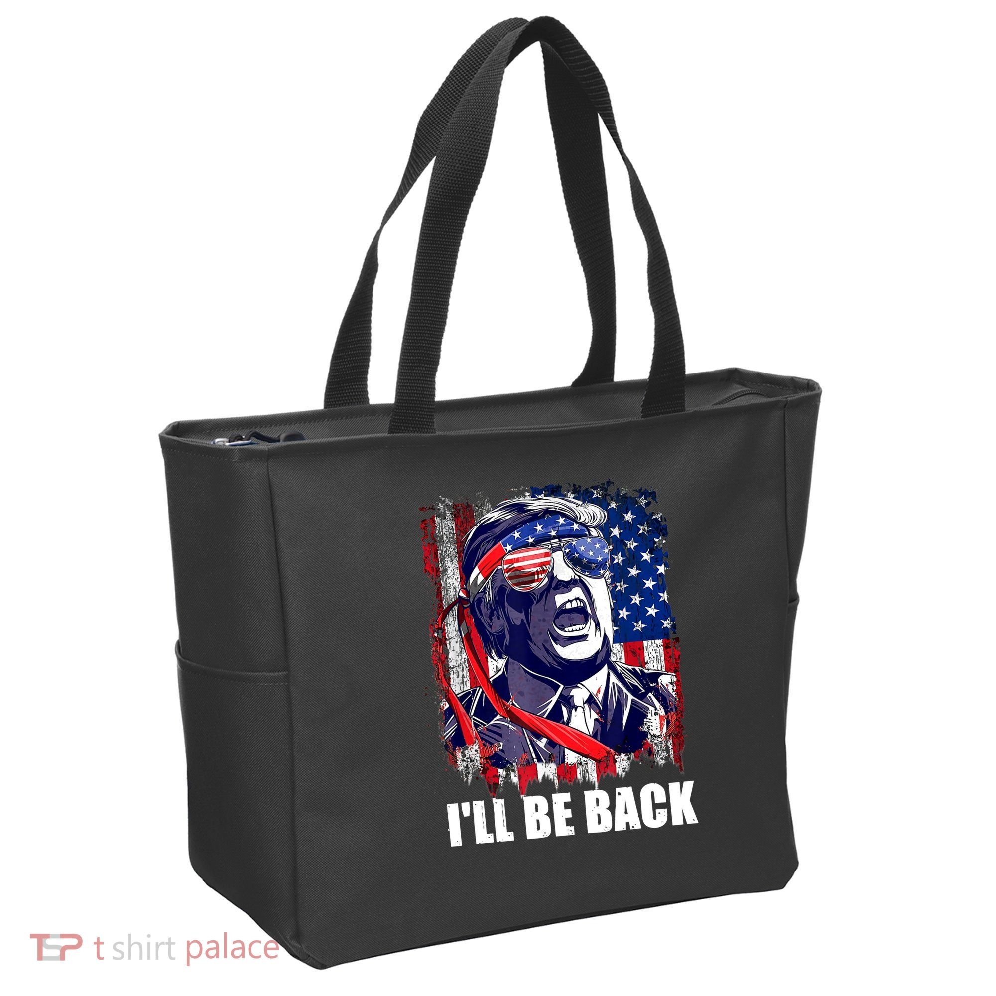 I'll Be Back Trump Make American Great Again, Trump 2024 Tote Bag