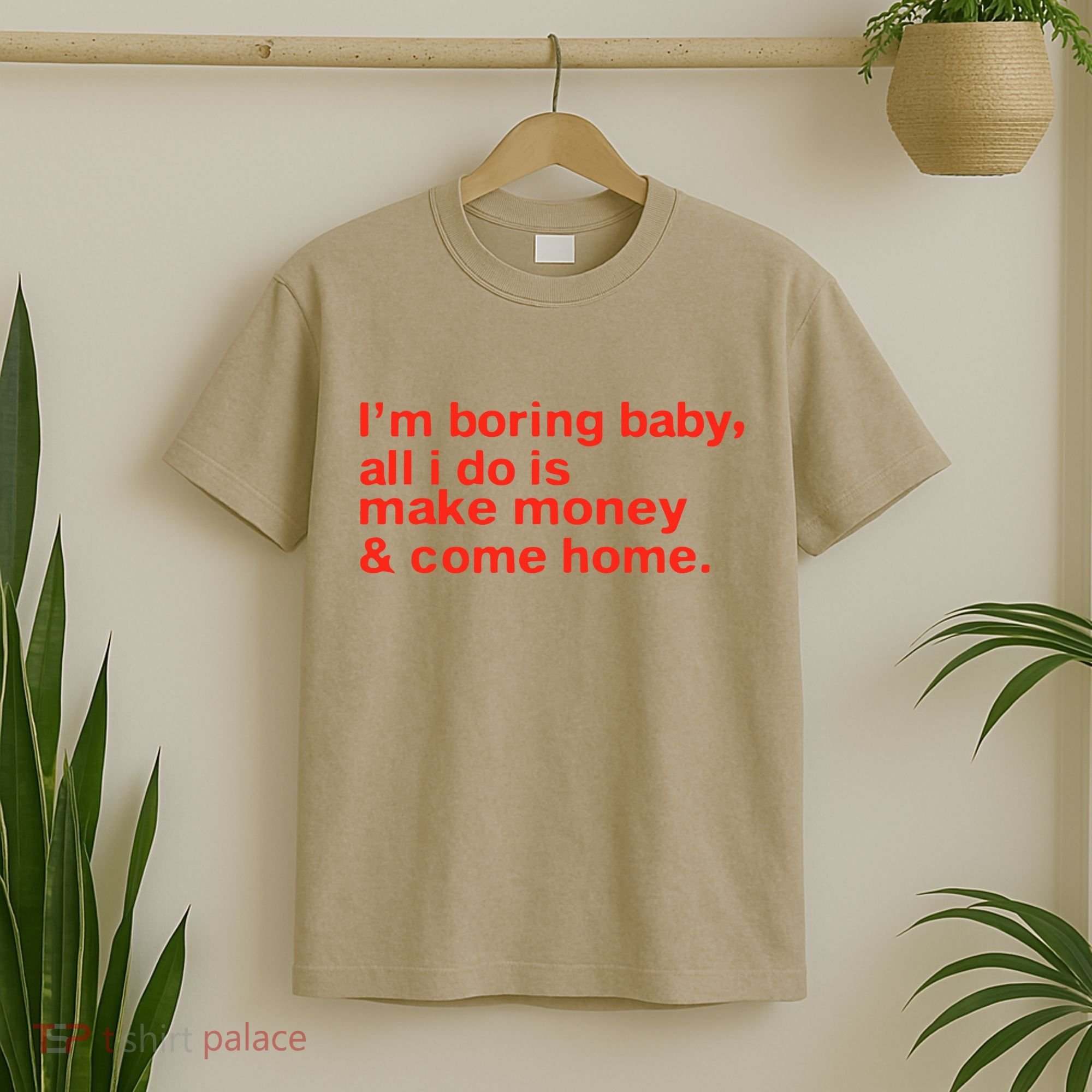 I’M Boring Baby All I Do Is Make Money And Come Home T-Shirt