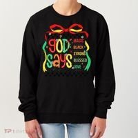 Intelligent Black Beautiful Coquette Bow Juneteenth 1865 Women's Sweatshirt thumb 0