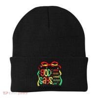Intelligent Black Beautiful Coquette Bow Juneteenth 1865 Beanie thumb 0