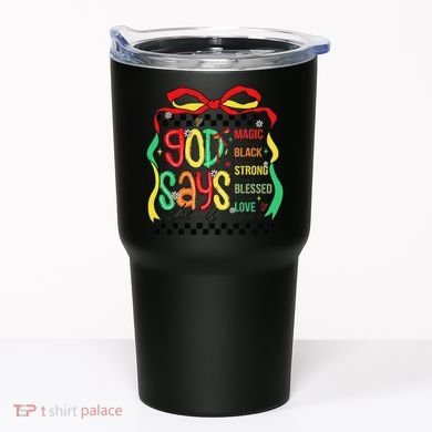 Intelligent Black Beautiful Coquette Bow Juneteenth 1865 Tumbler