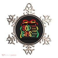 Intelligent Black Beautiful Coquette Bow Juneteenth 1865 Ornament thumb 0