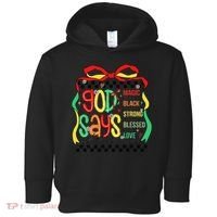 Intelligent Black Beautiful Coquette Bow Juneteenth 1865 Toddler Hoodie thumb 0