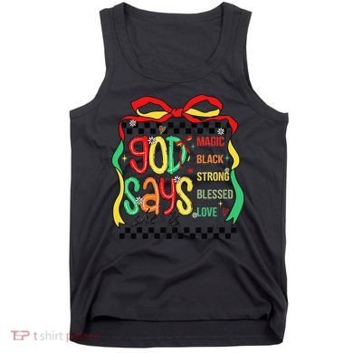 Intelligent Black Beautiful Coquette Bow Juneteenth 1865 Tank Top