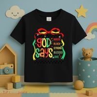 Intelligent Black Beautiful Coquette Bow Juneteenth 1865 Toddler T-Shirt thumb 3