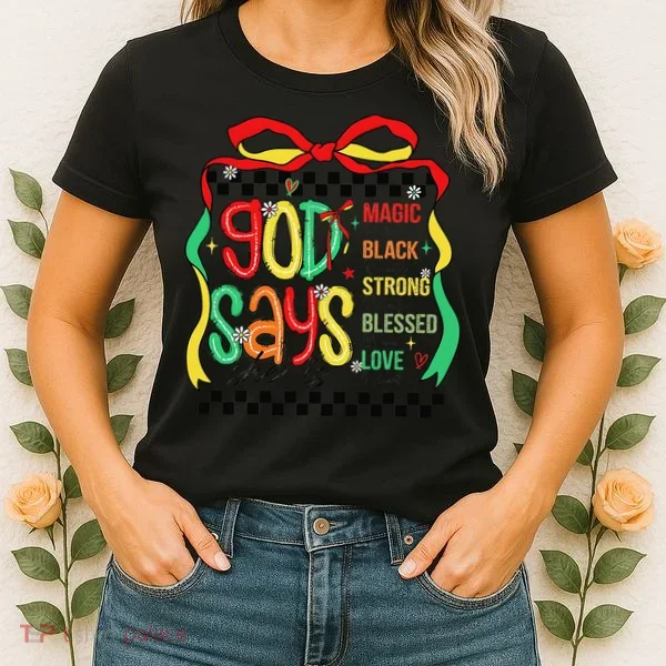 Intelligent Black Beautiful Coquette Bow Juneteenth 1865 Women's T-Shirt
