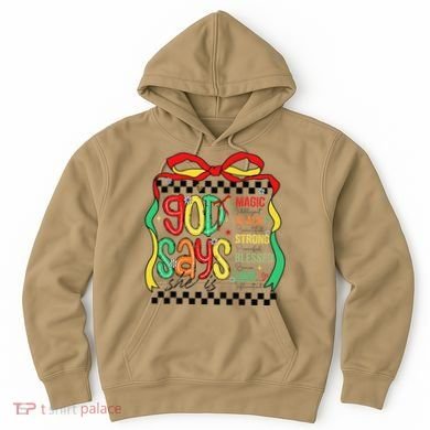 Intelligent Black Beautiful Coquette Bow Juneteenth 1865 Hoodie