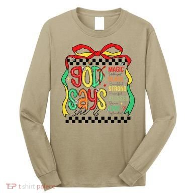 Intelligent Black Beautiful Coquette Bow Juneteenth 1865 Long Sleeve Shirt