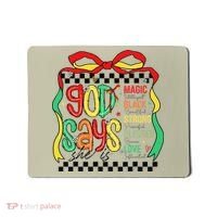 Intelligent Black Beautiful Coquette Bow Juneteenth 1865 Mousepad thumb 0