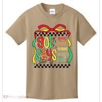 Intelligent Black Beautiful Coquette Bow Juneteenth 1865 Kids T-Shirt thumb 0