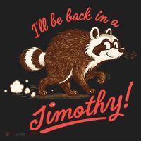 I'll Be Back In A Jimothy Raccoon Women's Sweatshirt thumb 2