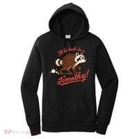 I'll Be Back In A Jimothy Raccoon Women's Hoodie thumb 0