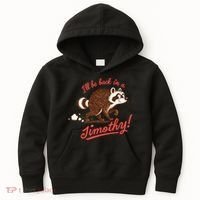 I'll Be Back In A Jimothy Raccoon Kids Hoodie thumb 0