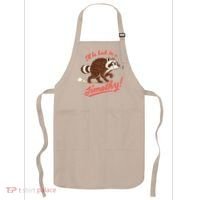 I'll Be Back In A Jimothy Raccoon Apron thumb 0