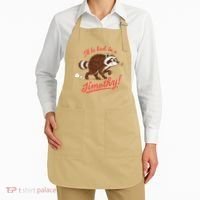I'll Be Back In A Jimothy Raccoon Apron thumb 2