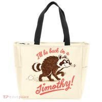 I'll Be Back In A Jimothy Raccoon Tote Bag thumb 0