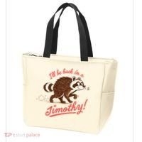 I'll Be Back In A Jimothy Raccoon Tote Bag thumb 3