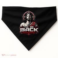 I’ll Be Back Cyber Jesus USA-Made Doggie Bandana thumb 0