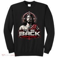 I’ll Be Back Cyber Jesus Sweatshirt thumb 0