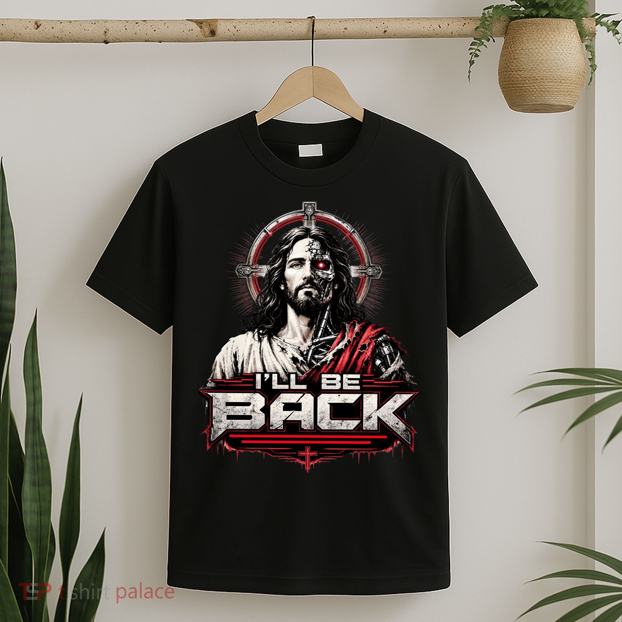 I’ll Be Back Cyber Jesus T-Shirt