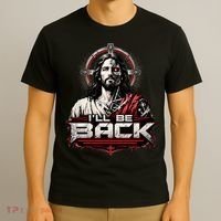 I’ll Be Back Cyber Jesus T-Shirt thumb 3