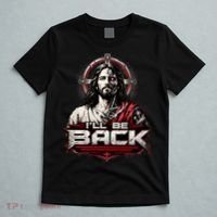 I’ll Be Back Cyber Jesus T-Shirt thumb 5