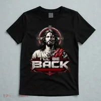 I’ll Be Back Cyber Jesus T-Shirt thumb 5