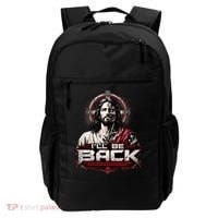 I’ll Be Back Cyber Jesus Backpack thumb 0