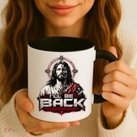 I’ll Be Back Cyber Jesus Coffee Mug thumb 3