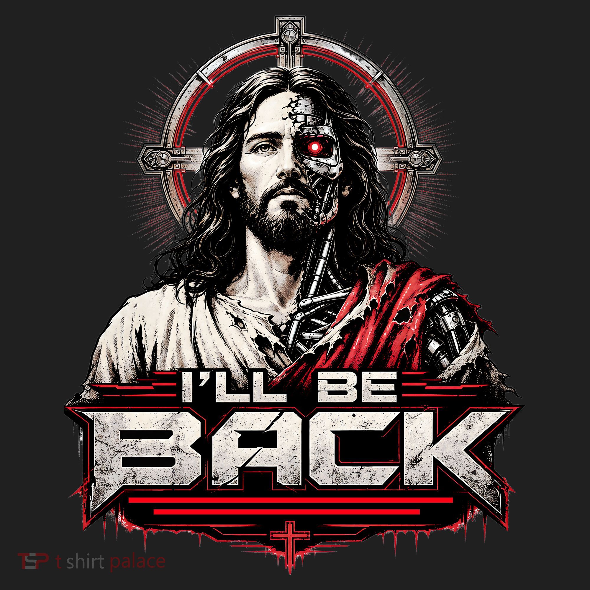 I’ll Be Back Cyber Jesus Beanie