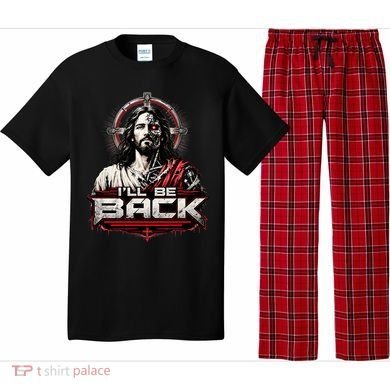 I’ll Be Back Cyber Jesus Pajama Set