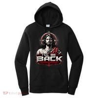 I’ll Be Back Cyber Jesus Women's Hoodie thumb 0
