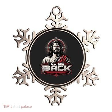 I’ll Be Back Cyber Jesus Ornament