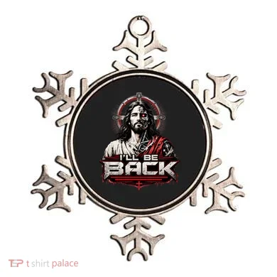 I’ll Be Back Cyber Jesus Ornament