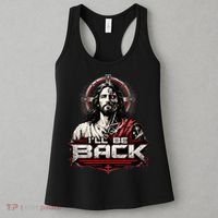 I’ll Be Back Cyber Jesus Women's Tank Top thumb 3