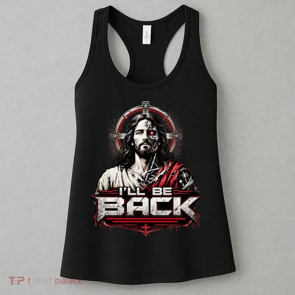 I’ll Be Back Cyber Jesus Women's Tank Top