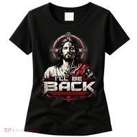 I’ll Be Back Cyber Jesus Women's T-Shirt thumb 0