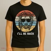 Ill Be Back Vintage Jesus Christian T-Shirt thumb 3