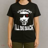 I'll Be Back Jesus Christ T-Shirt thumb 4