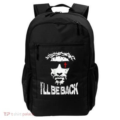 I'll Be Back Jesus Christ Backpack
