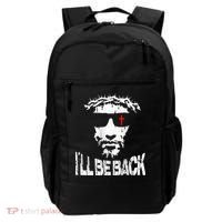 I'll Be Back Jesus Christ Backpack thumb 0