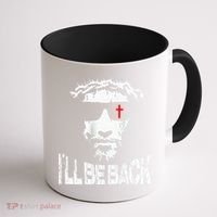 I'll Be Back Jesus Christ Coffee Mug thumb 1