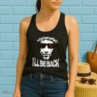 I'll Be Back Jesus Christ Women's Tank Top thumb 2
